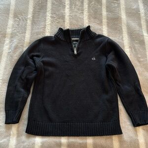 Calvin Klein kids 1/2 zip sweater